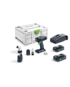 Schroef-/boormachine 18V, fabr. Festool - type T18+3 HPC 4,0 I-Set